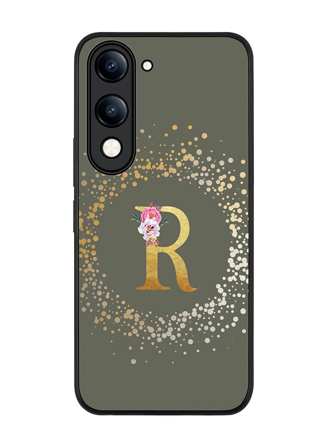 Stylizedd غطاء لجهاز vivo Y29s 5G / Y19s 5G، حماية كاميرا رفيعة، غطاء هاتف مضاد للصدمات - تصميم مخصص مزخرف - R (أخضر زيتوني)  - Image 1